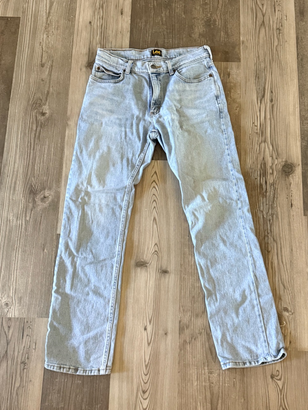 Lee Men's Light Wash Straight Leg Jeans 30x32
